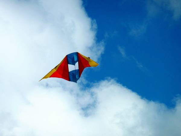 Quelle: pxhere.com bunter fliegender Drache